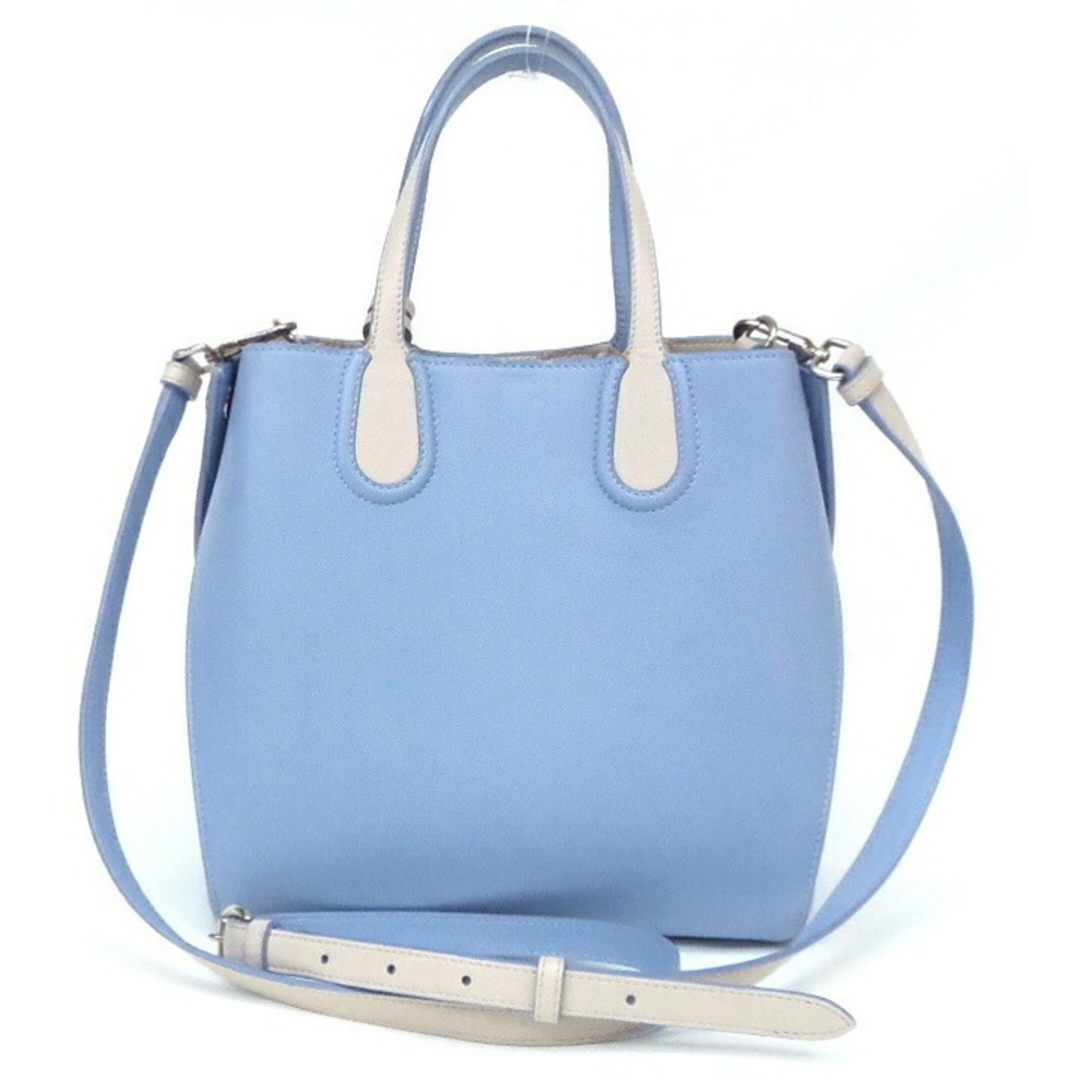 Dior Leather Blue Christian Charm  Handbag Addict Logo Calf